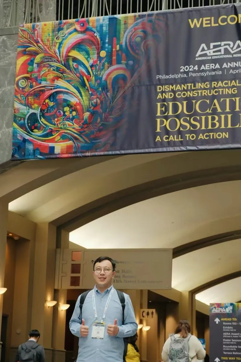 Ying Zhang at AERA 2024
