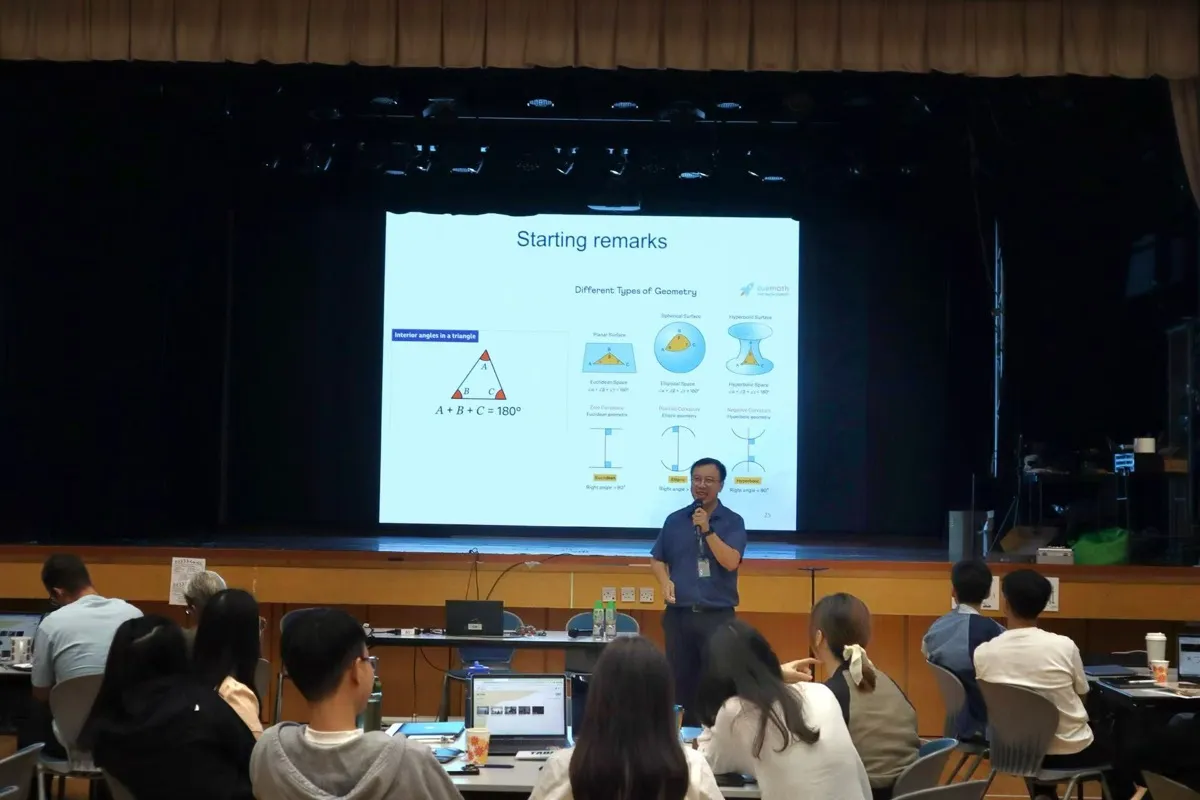 Ying Zhang conducting teacher training in Hong Kong